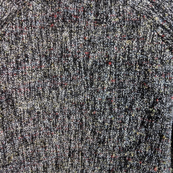 SANCTUARY Black & Confetti Tweed Full Zip Blazer or Jacket - Picture 6 of 8